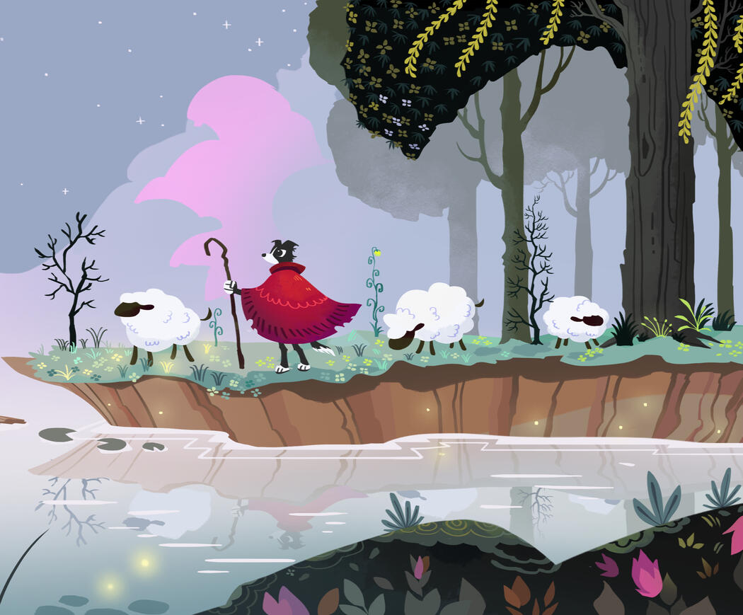 Counting Sheep Concept Art