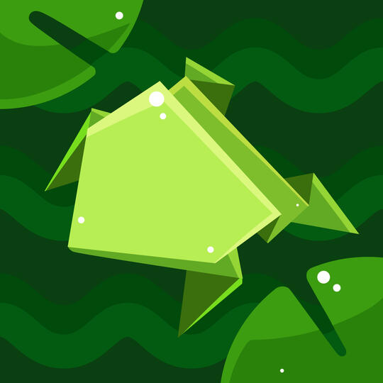 Origami Frog